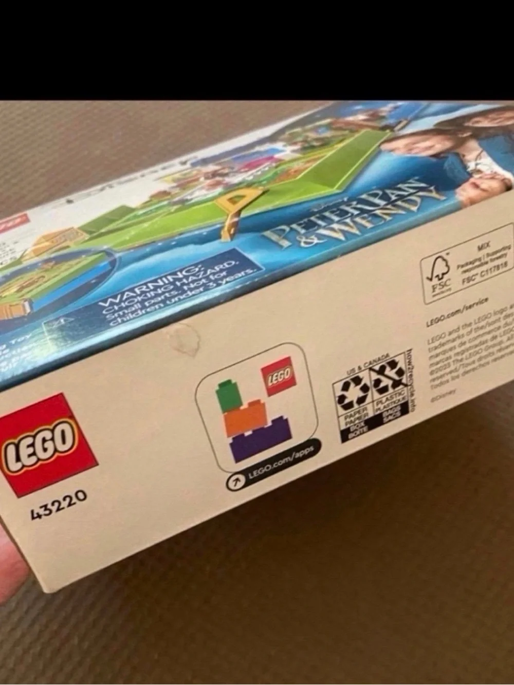 Lego Disney Wendy & Peter Pan Storybook Adventure. #43220. Brand New